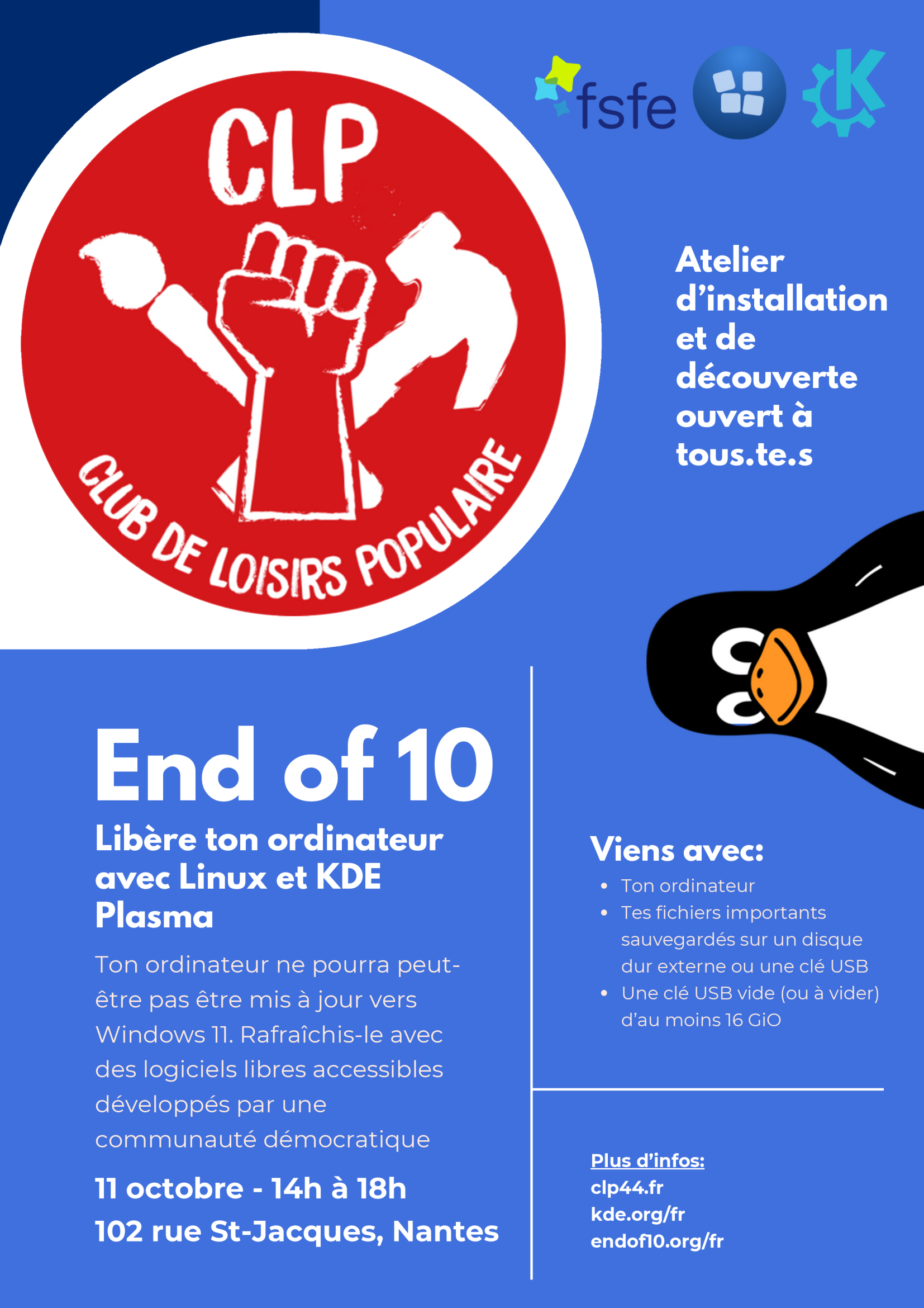 flyer de présentation de l'activité